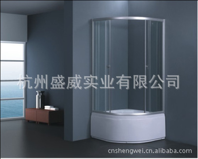【工廠供應 衛浴簡易房 簡易淋浴房SW-8010A】價格,廠家,圖片,浴室柜,杭州盛威實業-